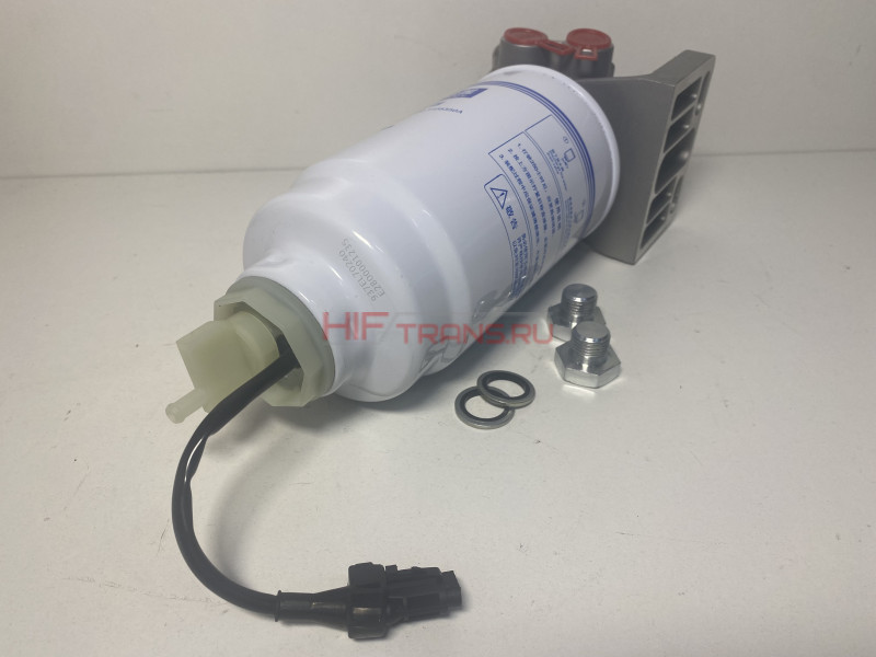 Фильтр топливный грубой очистки SANY с кронштейном A501001105300A (фильтр A601001105350A) Yuchai