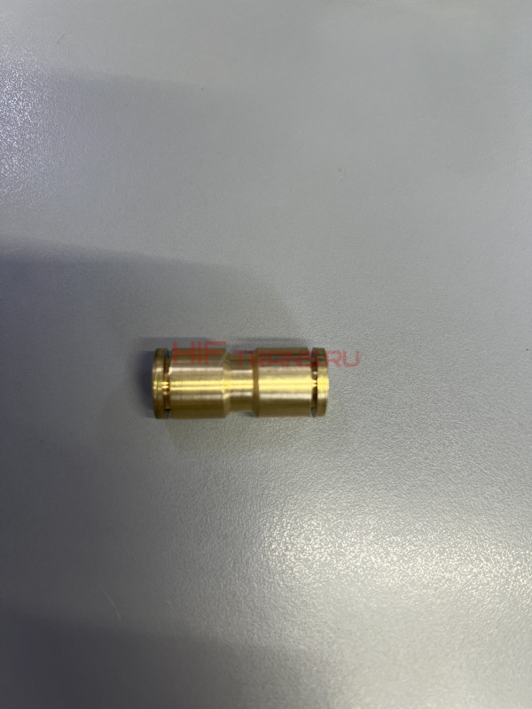 Фитинг Китай Латунь d=12мм дешевый (без резинки)