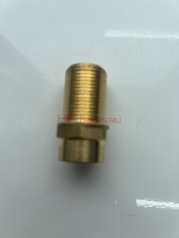Фитинг на ПВХ (наруж.резьба) м20х1,5 d=12 Латунь