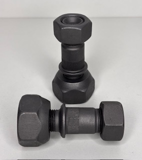 Шпилька колеса передний левый (шпилька с гайкой) NQR75 NPR75 HB0502FL