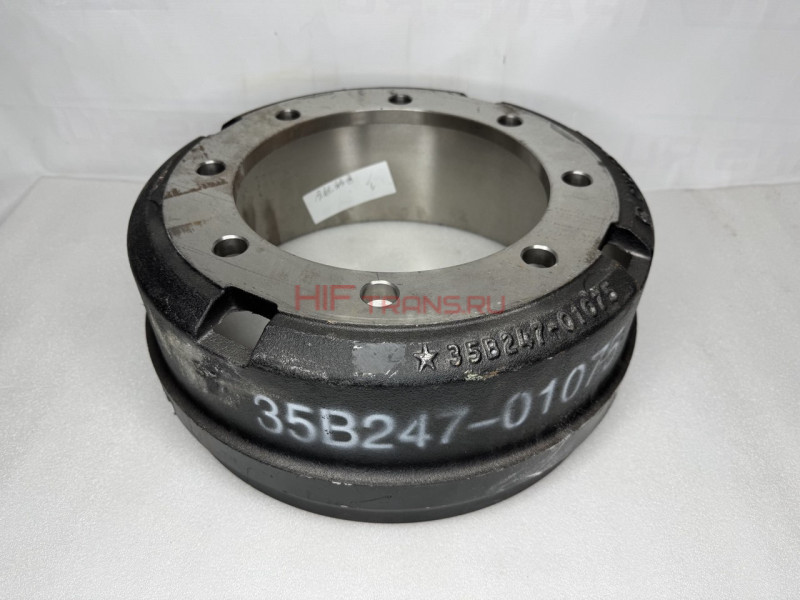 Барабан тормозной передний JAC N120,COMPAS-12 35B24701075 Аналог