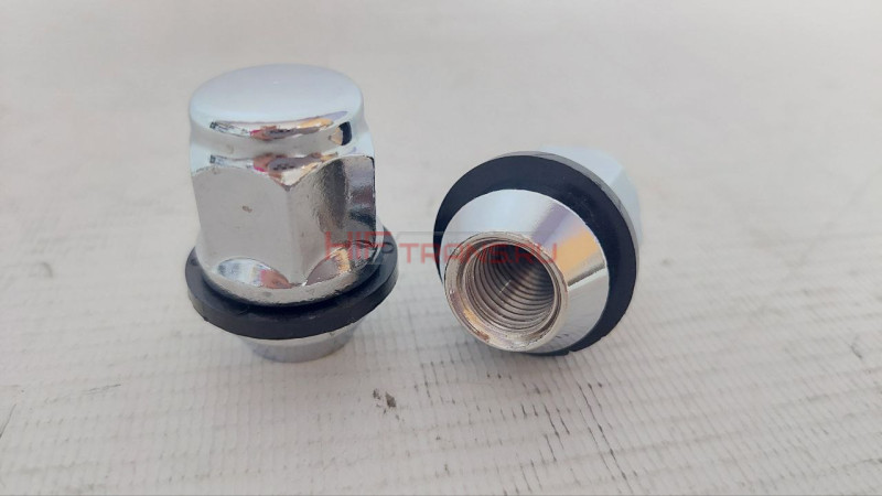 Гайка колеса HYUNDAI M12*1,5,L35,ключ 21 (пласт.кольцо) 5295017000 AKW0011 Autokrep