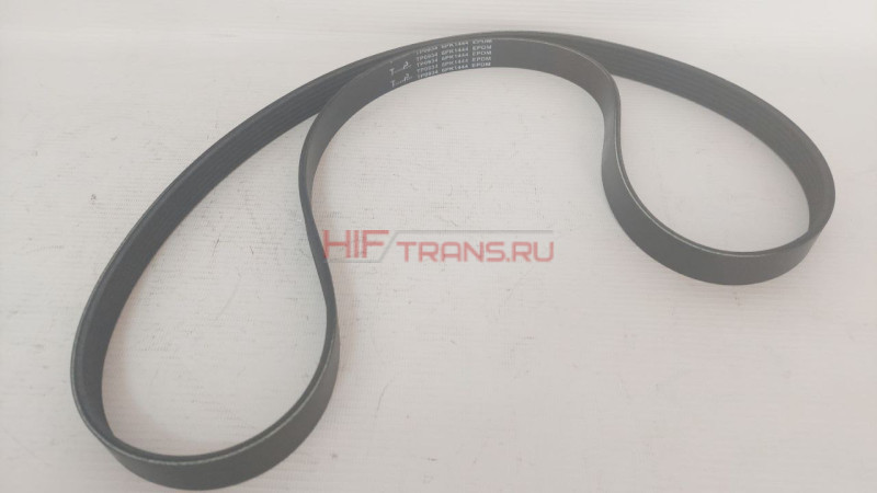 Ремень приводной поликлиновый 6PK1444 1007978987 SHACMAN Х6000 WP12,WP13 1001743954 TP0934