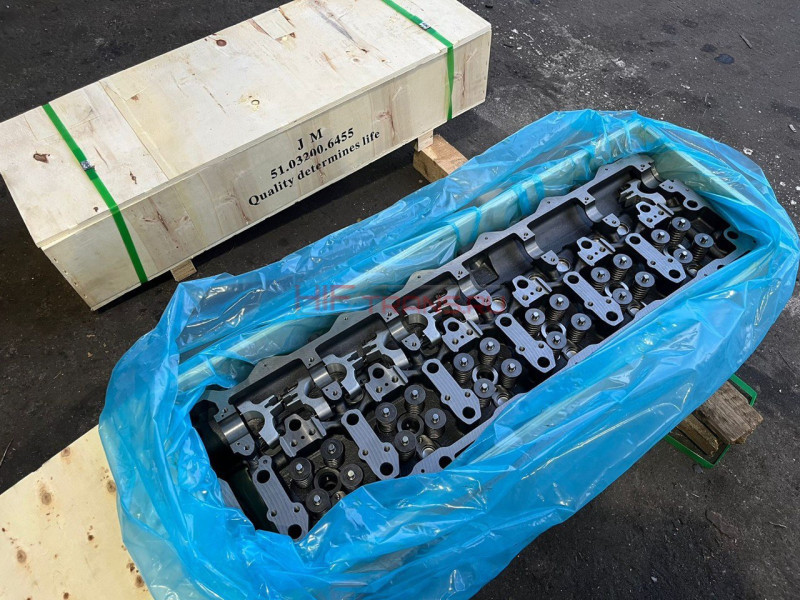 Головка блока цилиндров с клапанами SITRAK,HOWO дв.MC11,MC13 Е6 202031006455 202031006456 OEM
