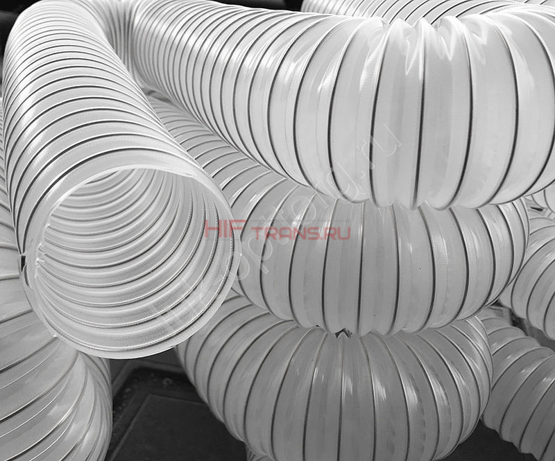 Рукав Воздуховод ТЕХ POF-600 d=63 t=-60/+70 (Хомут 68/73 GBS) (нах-ся в подвале Силикон)