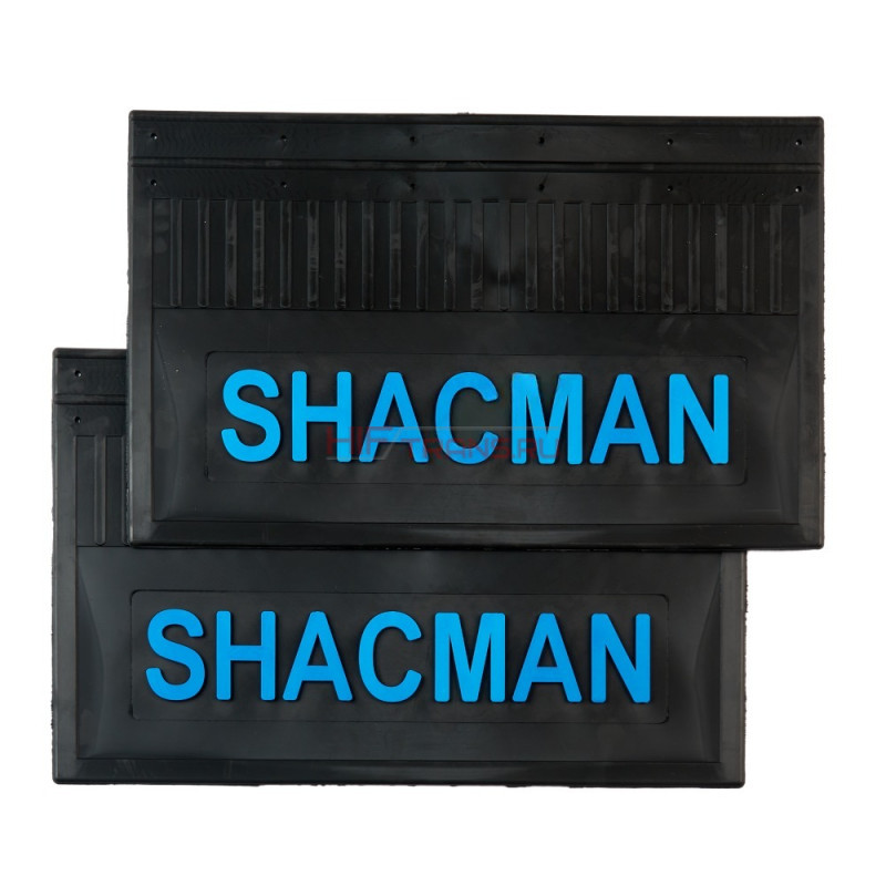 Брызговик задний к-т SHACMAN (LUX) синяя надпись 600*370 OEM 30628