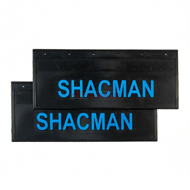 Брызговик задний к-т SHACMAN (LUX) синяя надпись 670*270 OEM 30639