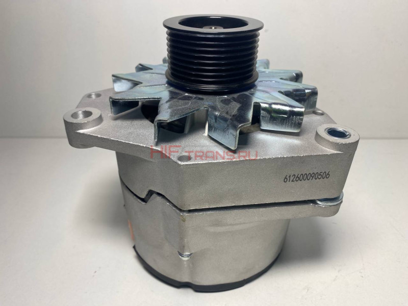 Генератор SHACMAN F3000 WP10 E3 ручейковый шкив 28V/70A OEM 612600090506