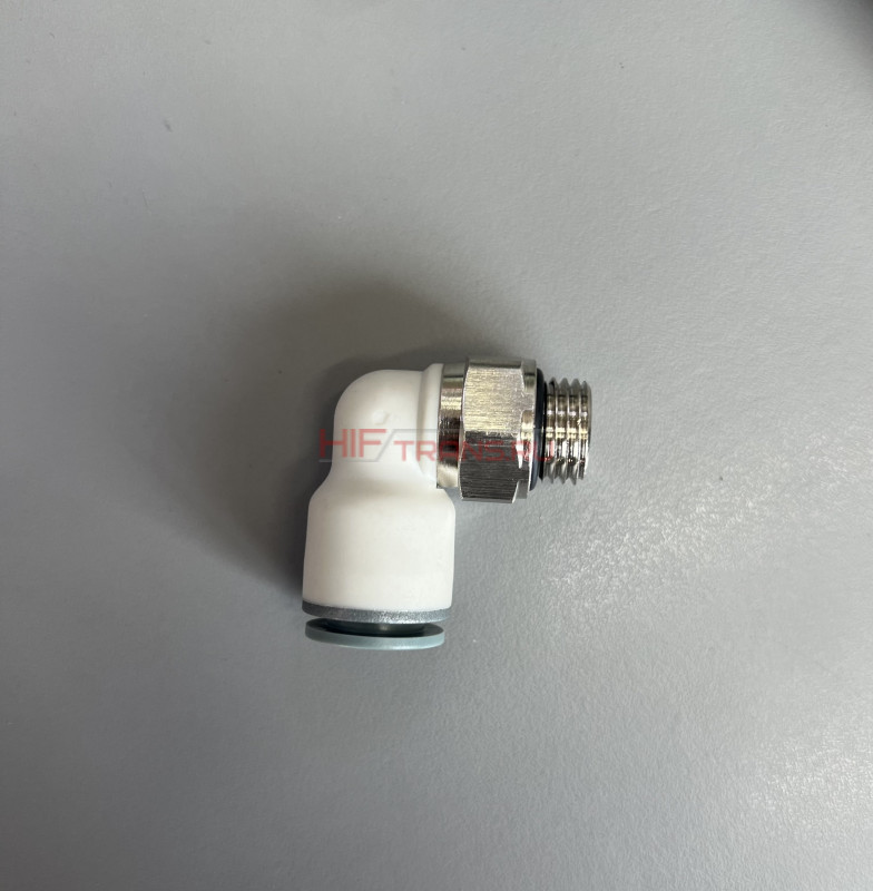 Фитинг угловой нар резьбой BSP 1/4" d=10мм