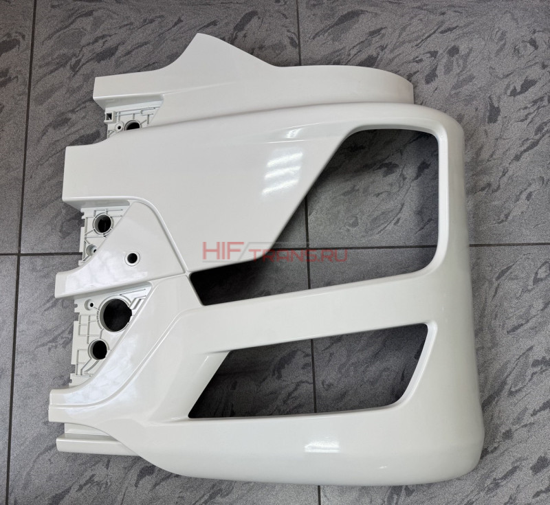 Бампер DONG FENG GX DFH4180 левая часть БЕЛЫЙ 8406923C6200