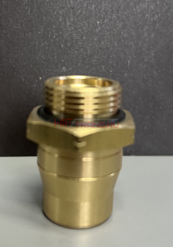 Фитинг на ПВХ (наруж.резьба) м22х1,5 d=15 Латунь (Турция)