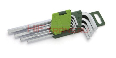 Набор ключей шестигран. "ЗВЕЗДОЧКА" 9 предм. с отв. длинные 563592