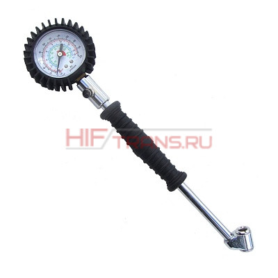 Манометр шинный с ручкой и штуцером 15атм
