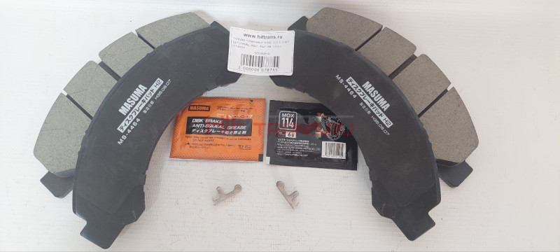 Колодки тормозные HINO 300 Е3,4,5 ШК (к-т 4шт) перед.задн. на 1 ось (дисковый тормоз) MS4464
