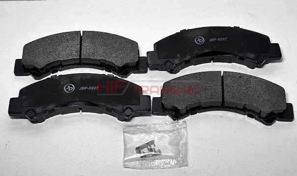 Колодки тормозные HINO 300 Е4 УК (задние),ISUZU NLR85 (передние) к-т на ось JD JBP0227